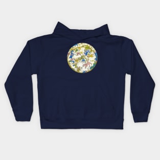 Vintage Constellations of the Northern Hemisphere, An Ancient Arabic Sphere Kids Hoodie